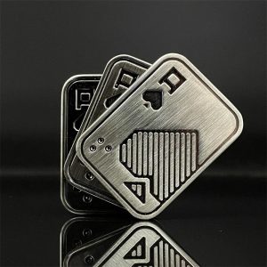 Three Layer AAA Poker Fidget Slider Metal Fidget Toys ADHD Tool Anxiety Stress Relief Toys for Adults