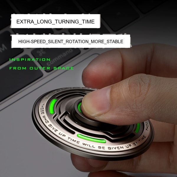 CAIJUE Metal UFO Fidget Spinner | Stress Relief Gadget