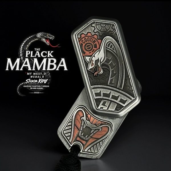 Chaoting Black Mamba | Magnetic Push Card Stress Reliever
