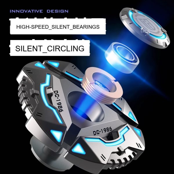 CAIJUE Atomic finger tip gyro super long time glow-in-the-dark boys allo...