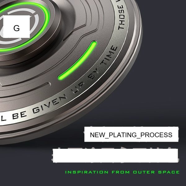 CAIJUE Metal UFO Fidget Spinner | Stress Relief Gadget