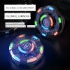 CAIJUE Intruder Fingertip Gyro Glowing Black Tech 2-in-1 Finger Relaxing...