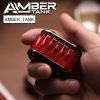 CAIJUE Amber Tank – EDC Metal Fidget Ratchet Toy
